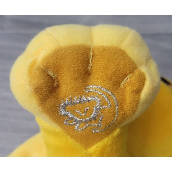 VTG 2002 Hasbro Disney Soft Purring Simba Yellow Plush Stuffed Animal Rare - Picture 8 of 13